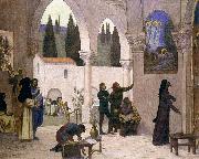 Pierre Puvis de Chavannes Christian Inspiration oil painting